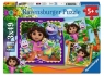 Puzzle dla dzieci 2D: Dora 3x49 el. (12004197) Wiek: 5+